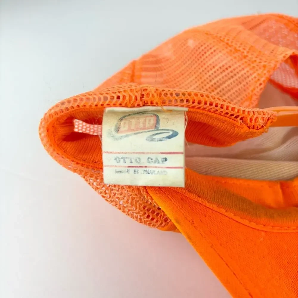 Vintage Happiness Is Big Bucks Orange Snapback Hat